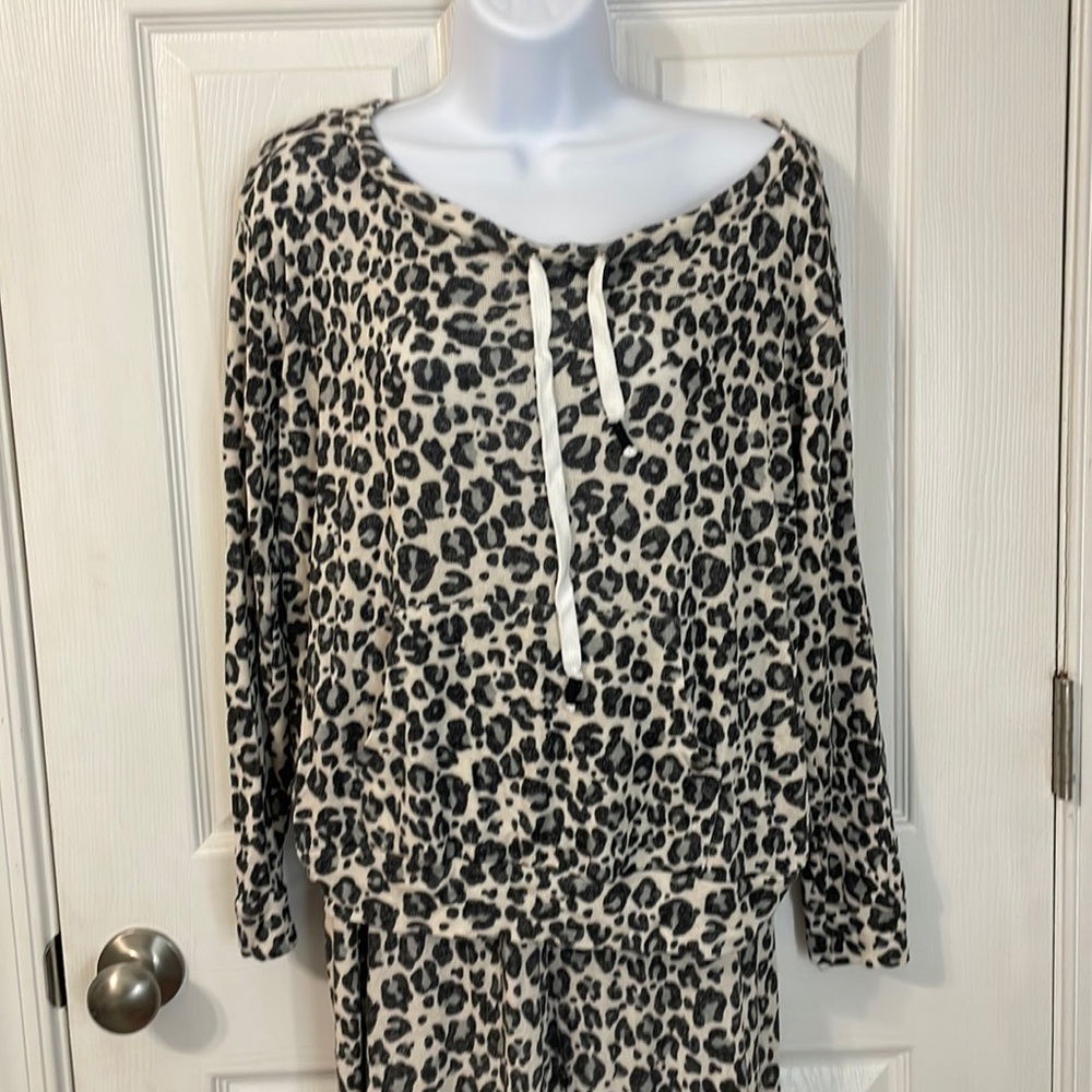 Leopard Pajama Set